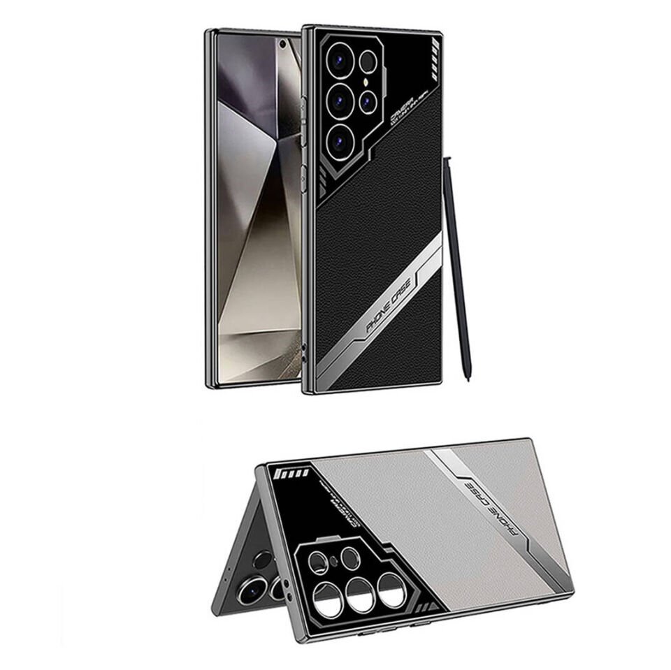 Samsung Galaxy S24 Ultra Kılıf Kamera Korumalı Suni Deri Tasarım HEPTEKİLETİŞİM Yeni Seri Procase Kapak