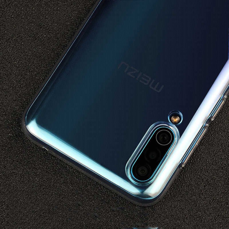 Meizu 16XS Kılıf HEPTEKİLETİŞİM Süper Silikon Kapak