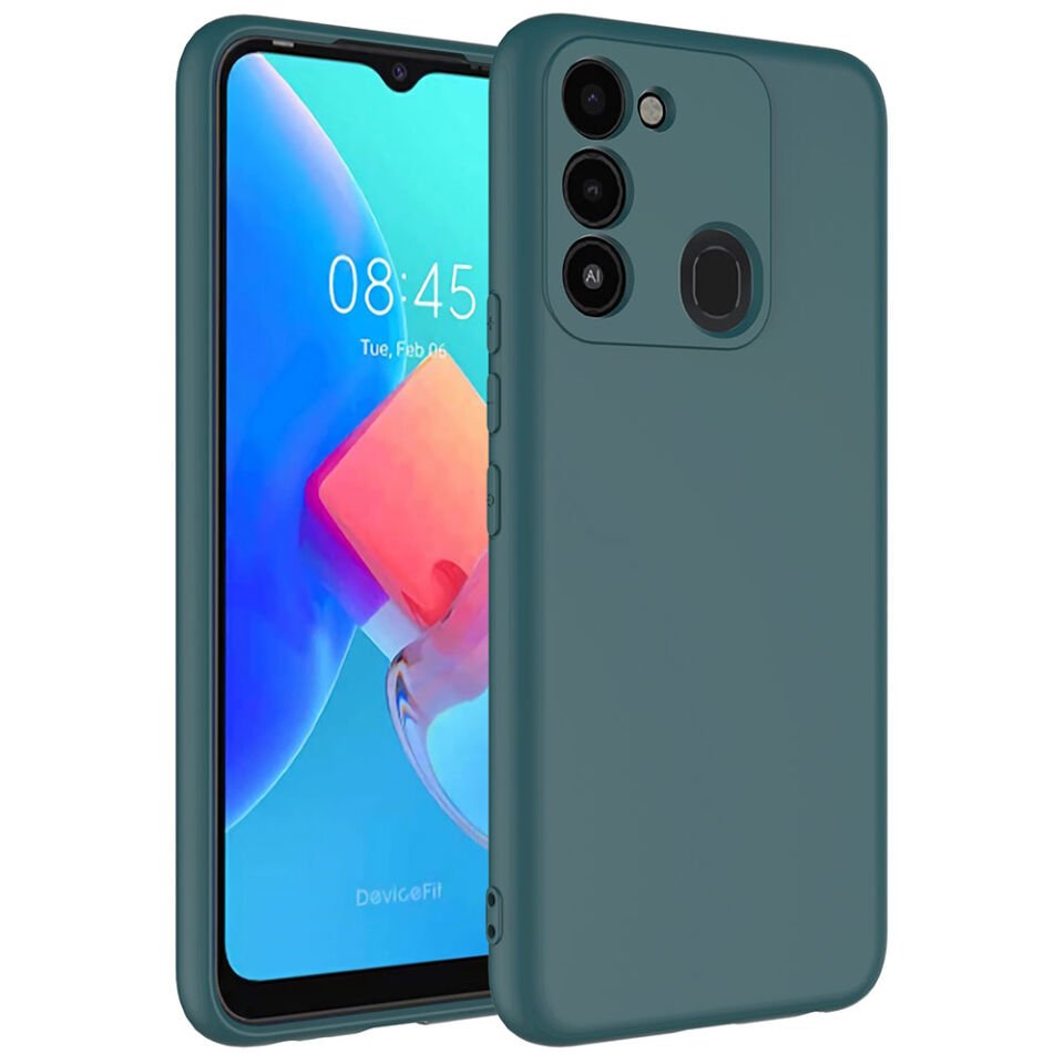 Tecno Spark 8C Kılıf Kadife İç Yüzey Yumuşak Dokulu Kamera Korumalı Kapak (MARA) Lila