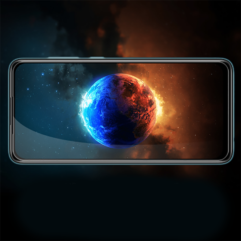 Xiaomi Redmi Note 9 HEPTEKİLETİŞİM Kenarları Kırılmaya Dayanıklı Cam Ekran Koruyucu