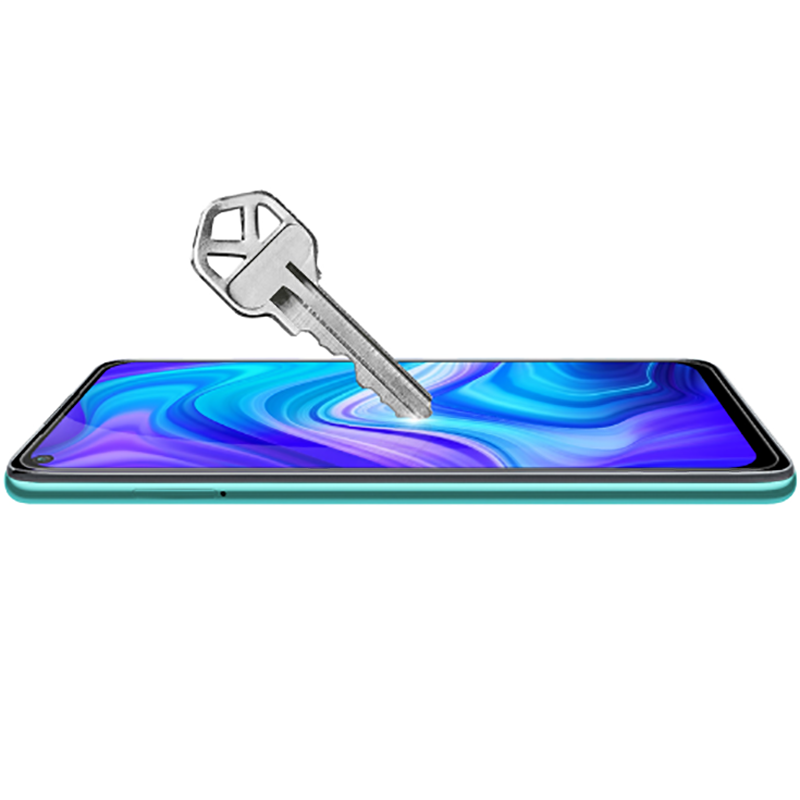 Xiaomi Redmi Note 9 HEPTEKİLETİŞİM Kenarları Kırılmaya Dayanıklı Cam Ekran Koruyucu