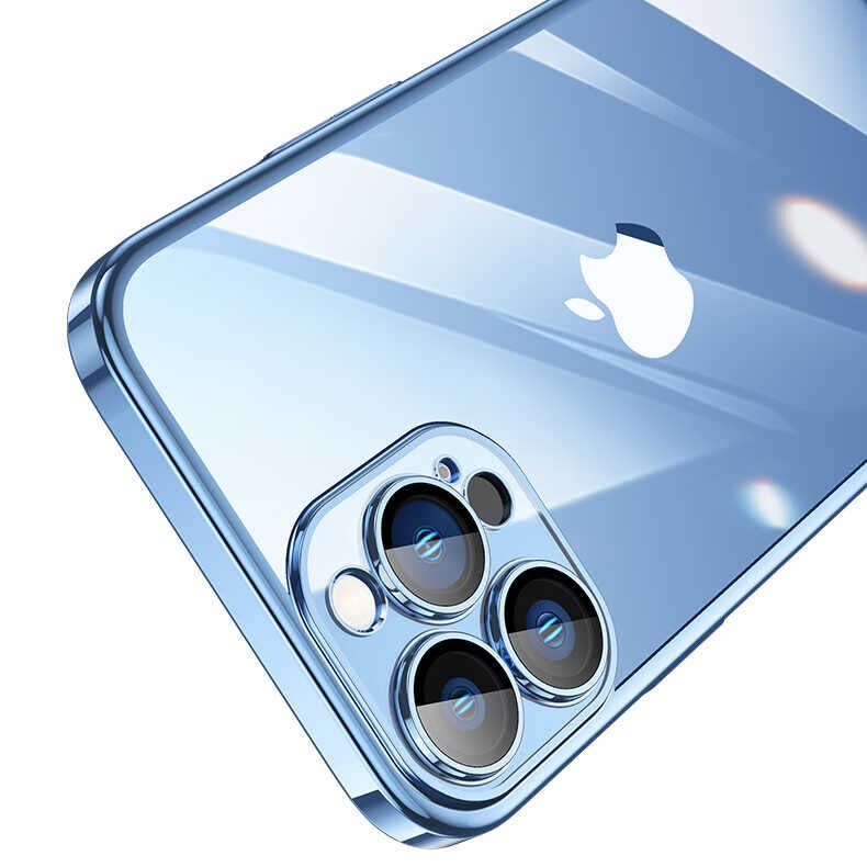 Apple iPhone 13 Pro Max Kılıf Sert PC Renkli Çerçeveli HEPTEKİLETİŞİM Riksos Kapak