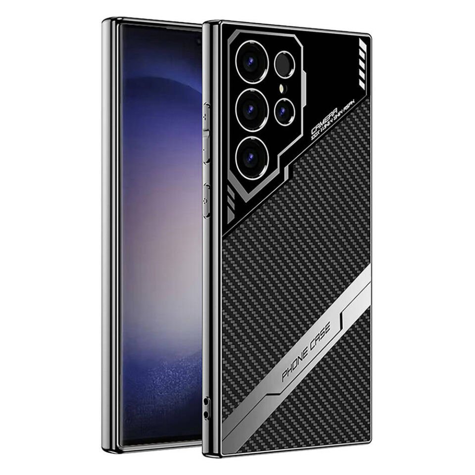 Samsung Galaxy S23 Ultra Kılıf Kamera Korumalı Karbon Tasarım HEPTEKİLETİŞİM Yeni Seri Procase Kapak