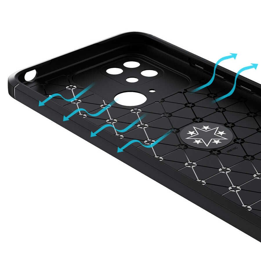 Xiaomi Redmi 10C Kılıf Kamera Çıkıntılı Renkli Yüzüklü Standlı Mıknatıslı Kapak (RAVEL) Mavi