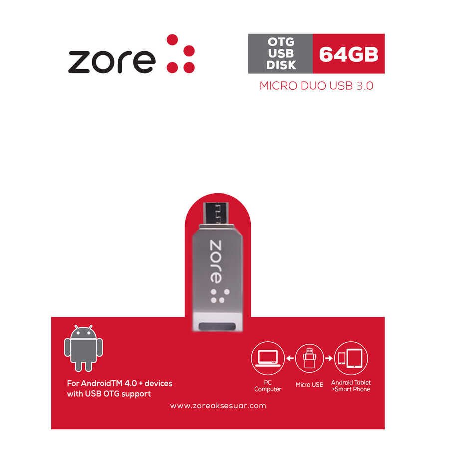 HEPTEKİLETİŞİM 3.0 Micro Metal OTG 64 GB