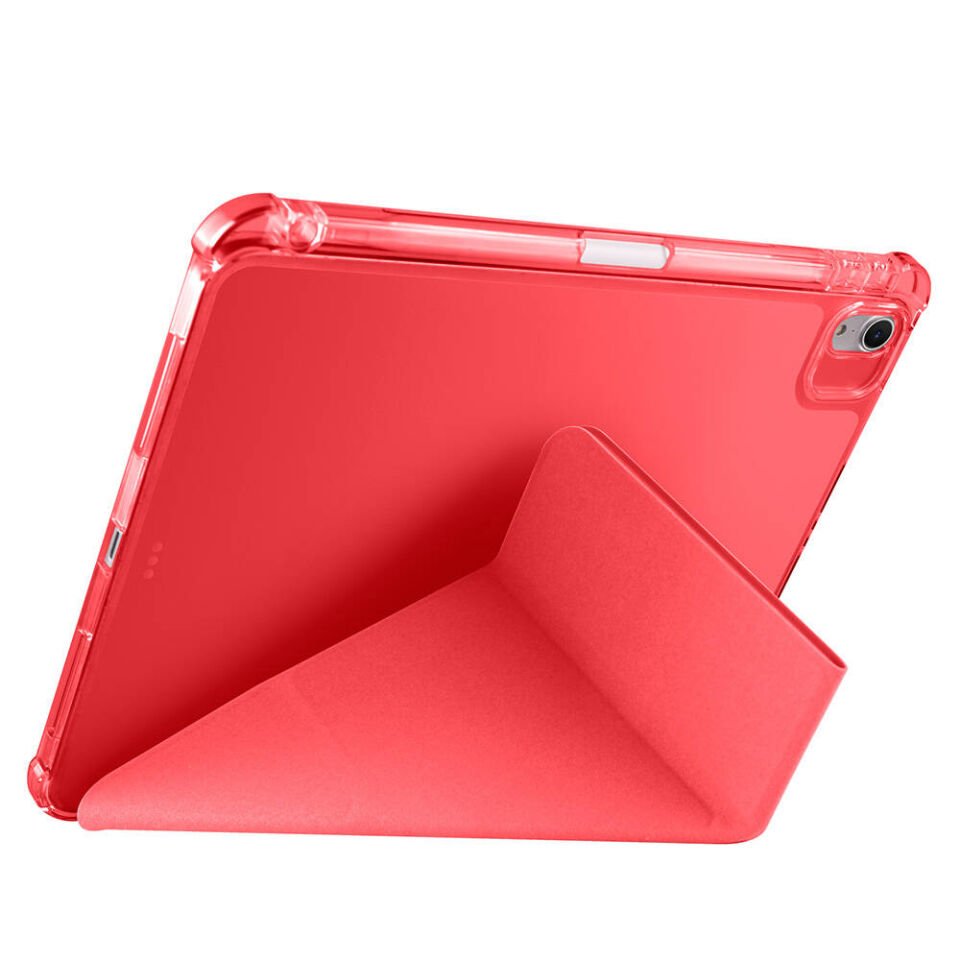 Apple iPad Air 11 2024 Kılıf HEPTEKİLETİŞİM Tri Folding Kalem Bölmeli Standlı Kılıf