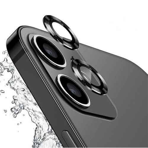 Apple iPhone 12 Mini Safir Kamera Lens Koruyucu (KOLAY TAKMA APARATLI) CL-12 Siyah