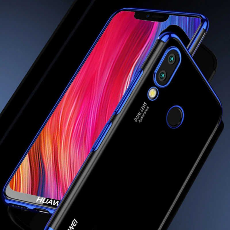 Xiaomi Redmi Note 7 Kılıf HEPTEKİLETİŞİM Dört Köşeli Lazer Silikon Kapak