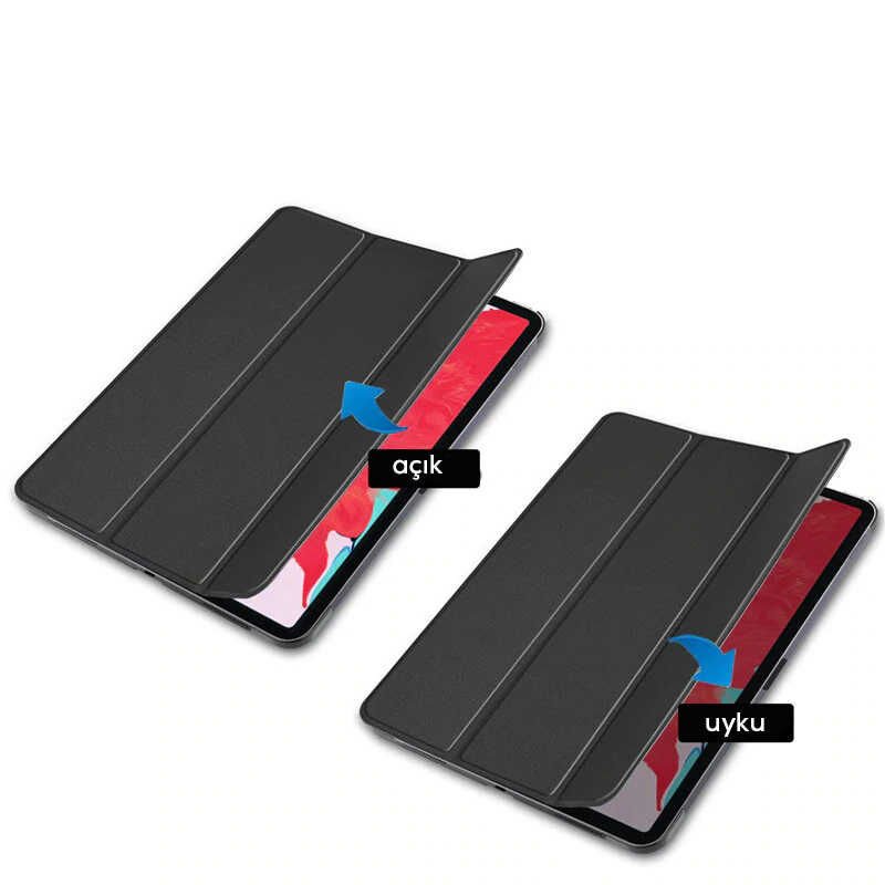 Apple iPad Air 11 2024 HEPTEKİLETİŞİM Smart Cover Standlı 1-1 Kılıf