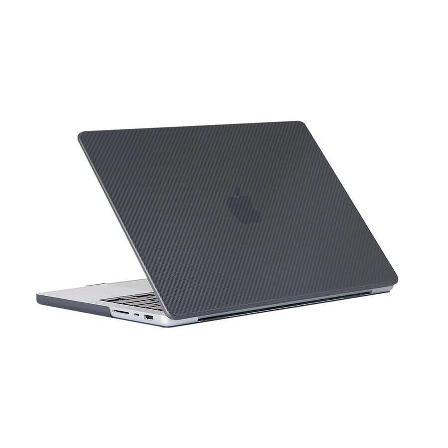 Apple Macbook 14.2' 2021 A2442 HEPTEKİLETİŞİM MSoft Carbon Fiber Tasarımlı Kapak
