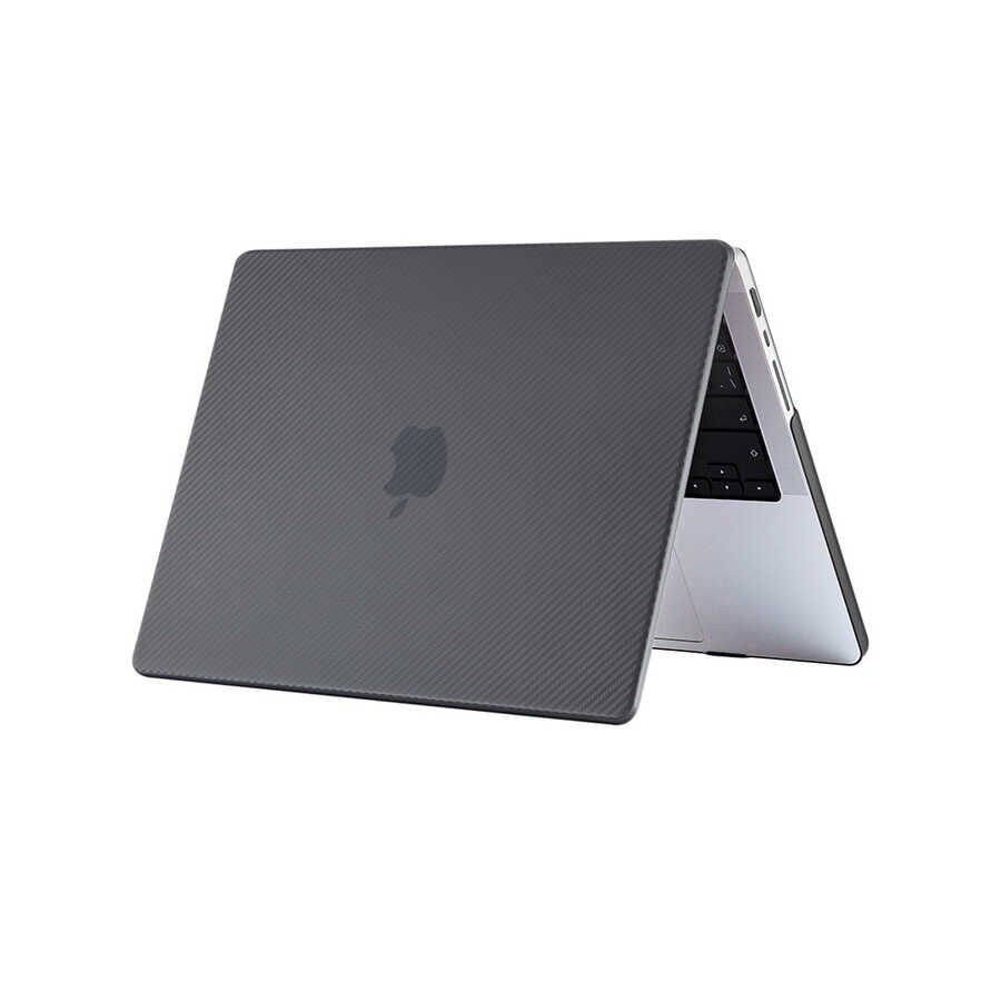 Apple Macbook 14.2' 2021 A2442 HEPTEKİLETİŞİM MSoft Carbon Fiber Tasarımlı Kapak