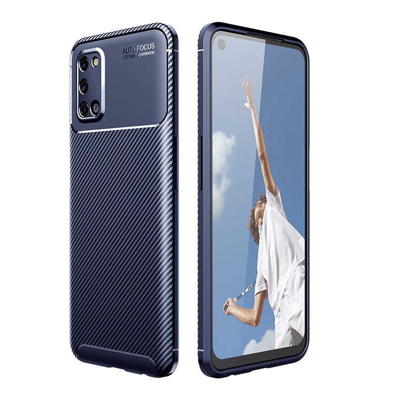 Oppo A92 Kılıf HEPTEKİLETİŞİM Negro Silikon Kapak