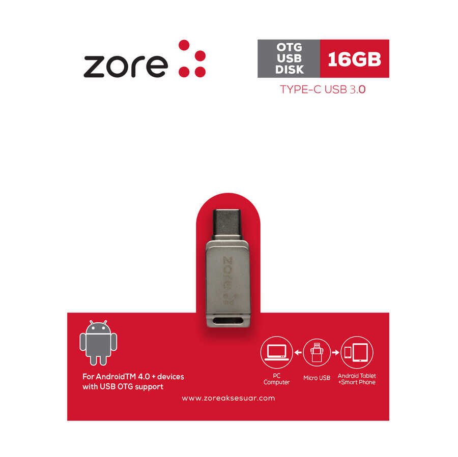 HEPTEKİLETİŞİM 3.0 Type-C Metal OTG 16 GB