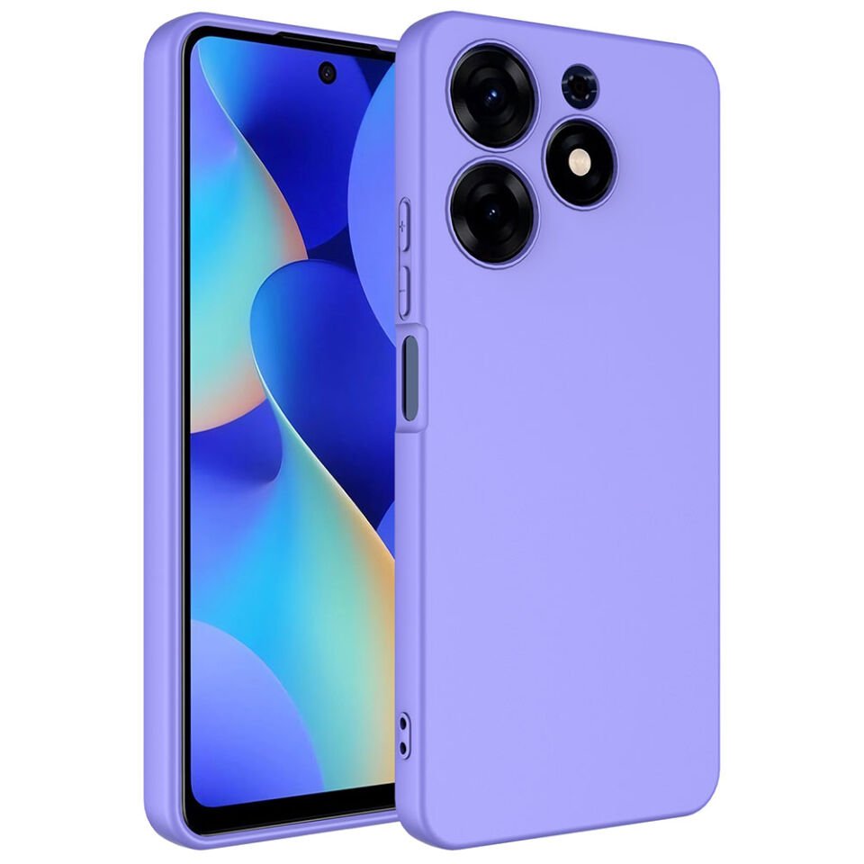Tecno Spark 10 Pro Kılıf Kadife İç Yüzey Yumuşak Dokulu Kamera Korumalı Kapak (MARA) Lacivert