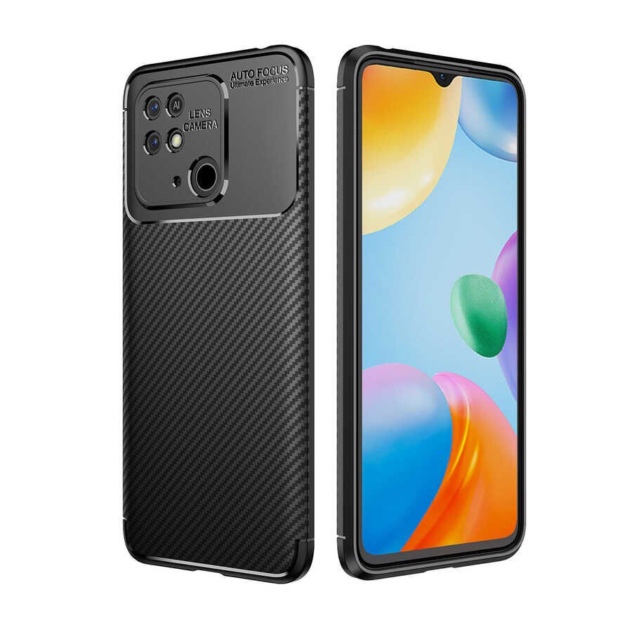Xiaomi Redmi 10C Kılıf HEPTEKİLETİŞİM Negro Silikon Kapak