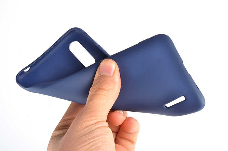 Xiaomi Mi 9 Lite Kılıf Yumuşak Dokulu Soft Esnek İnce Mat Renkli Silikon Kapak (PREMİER) Kırmızı