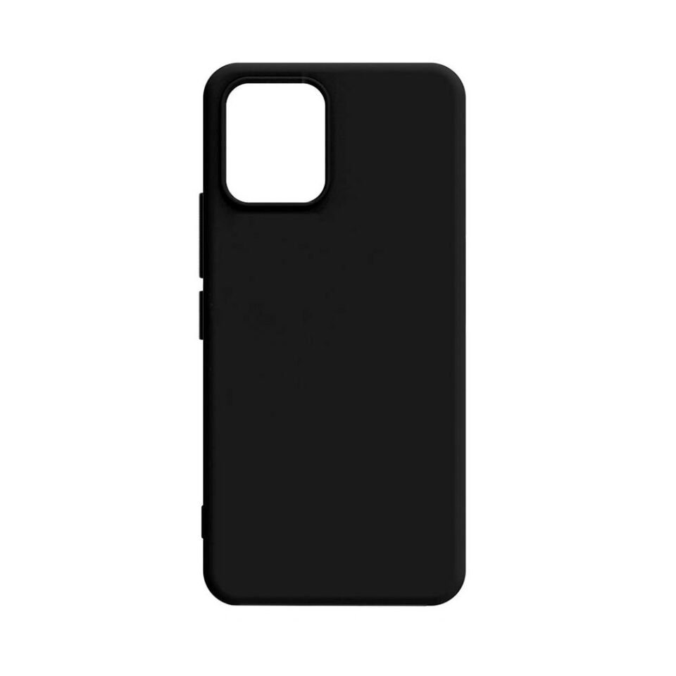 Realme 8 Pro Kılıf Kamera Korumalı Esnek Renkli Silikon Kapak (Biye) Siyah
