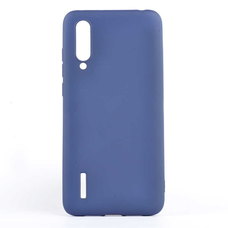 Xiaomi Mi 9 Lite Kılıf Yumuşak Dokulu Soft Esnek İnce Mat Renkli Silikon Kapak (PREMİER) Gold