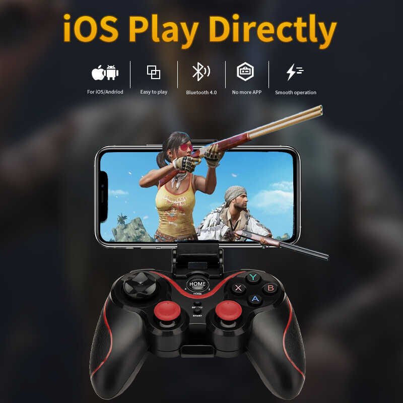 S6 Bluetooth Mobil Oyun Konsolu Siyah