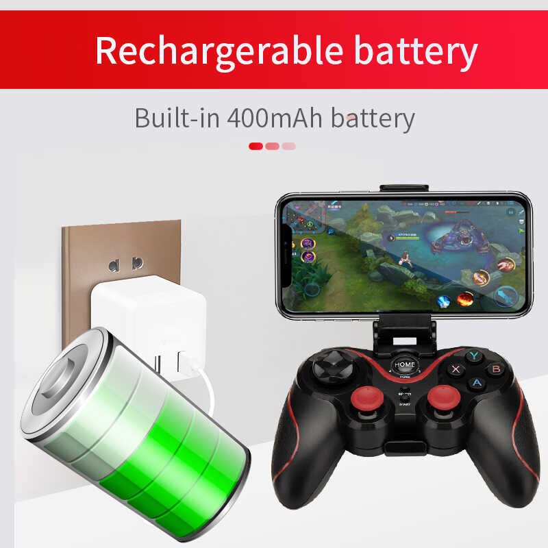 S6 Bluetooth Mobil Oyun Konsolu Siyah