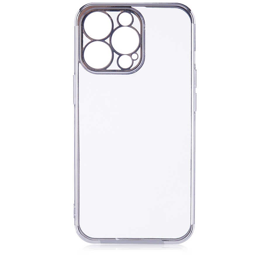 Apple iPhone 13 Pro Kılıf HEPTEKİLETİŞİM Dört Köşeli Lazer Silikon Kapak