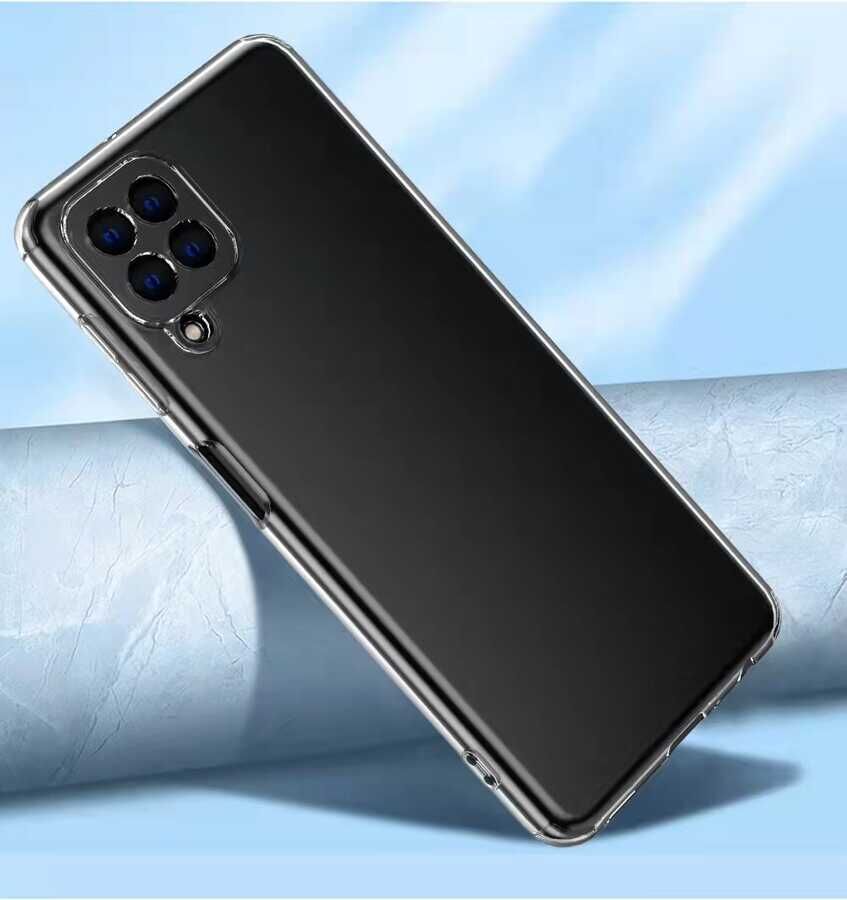 Samsung Galaxy M33 Kılıf HEPTEKİLETİŞİM Kamera Korumalı Süper Silikon Kapak