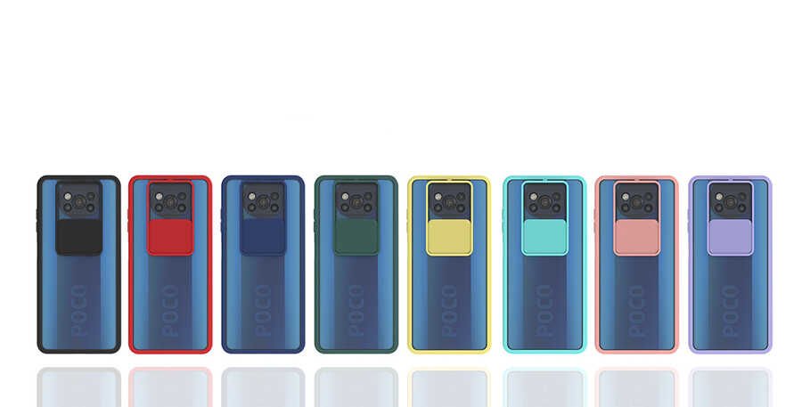 Xiaomi Poco X3 Kılıf HEPTEKİLETİŞİM Lensi Kapak