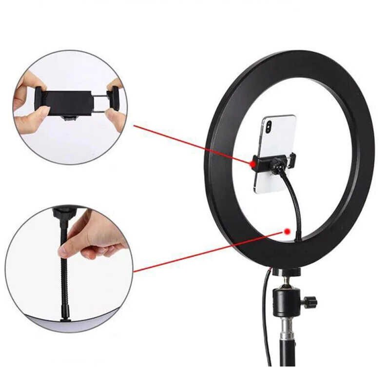 HEPTEKİLETİŞİM CXB-260 Işıklı Telefon Tutucu Ring Light
