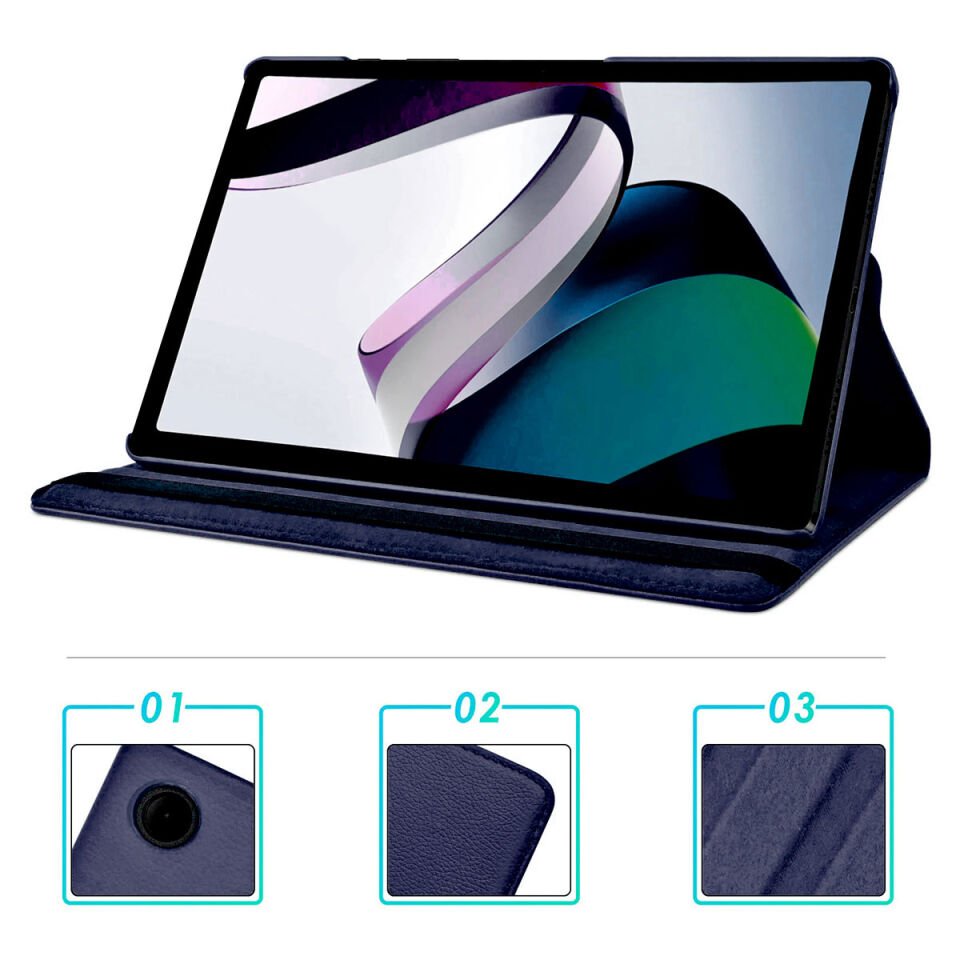 Xiaomi Redmi Pad HEPTEKİLETİŞİM Dönebilen Standlı Kılıf