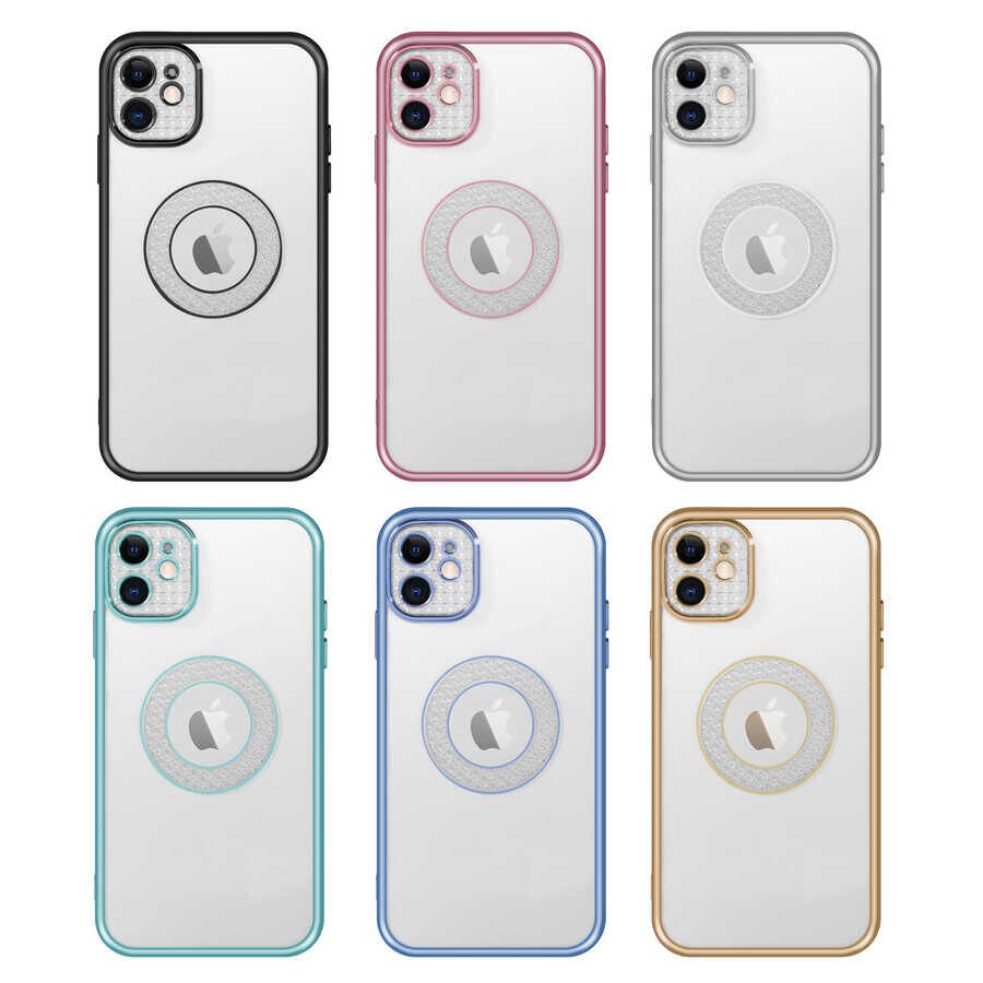 Apple iPhone 12 Kılıf Kamera Korumalı Logo Gösteren HEPTEKİLETİŞİM Esta Kapak