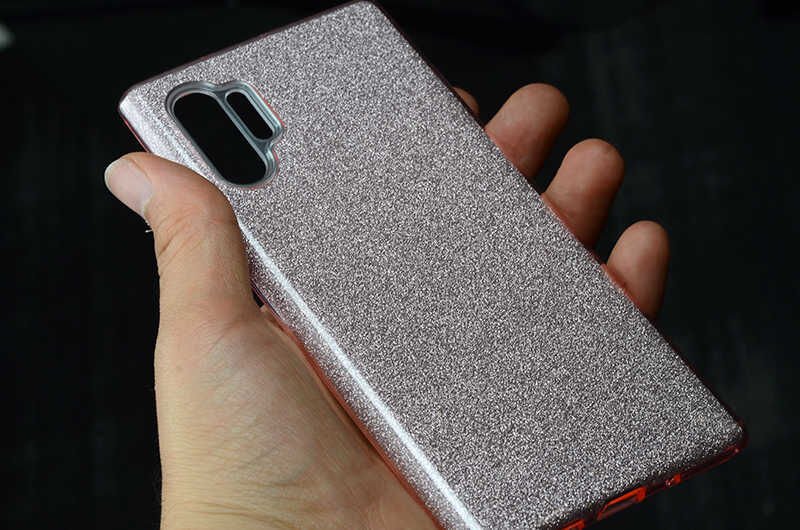 Samsung Galaxy Note 10 Plus Kılıf HEPTEKİLETİŞİM Shining Silikon