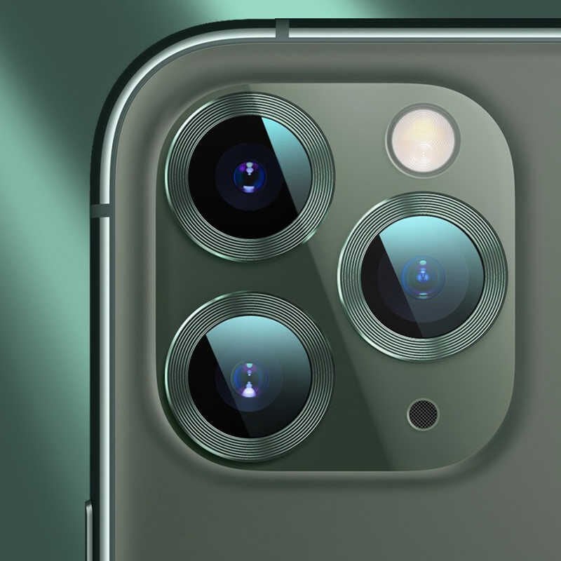 Apple iPhone 12 Pro Max Kamera Lens Koruyucu Kolay Takma Aparatlı (CL-02) Colorful