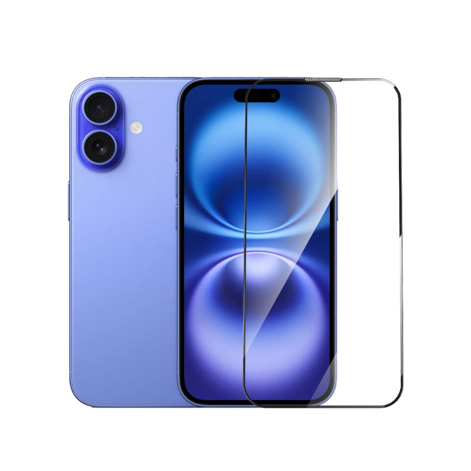Apple iPhone 16 Wiwu GT-020 Titan Guard Serisi Şok Emici Hibrit Polimer HD Şeffaf Ekran Koruyucu Film + Kolay Uygulama Aparatı