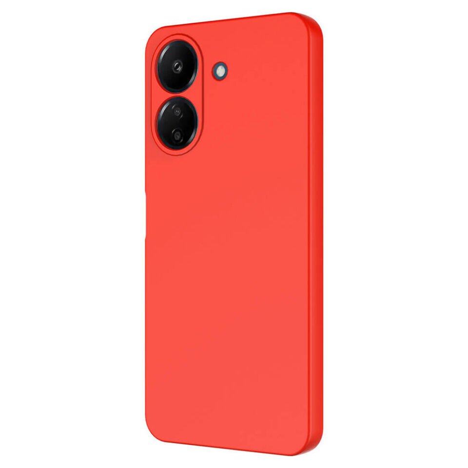Xiaomi Redmi 13C Kılıf Kadife İç Yüzey Yumuşak Dokulu Kamera Korumalı Kapak (MARA) Pembe