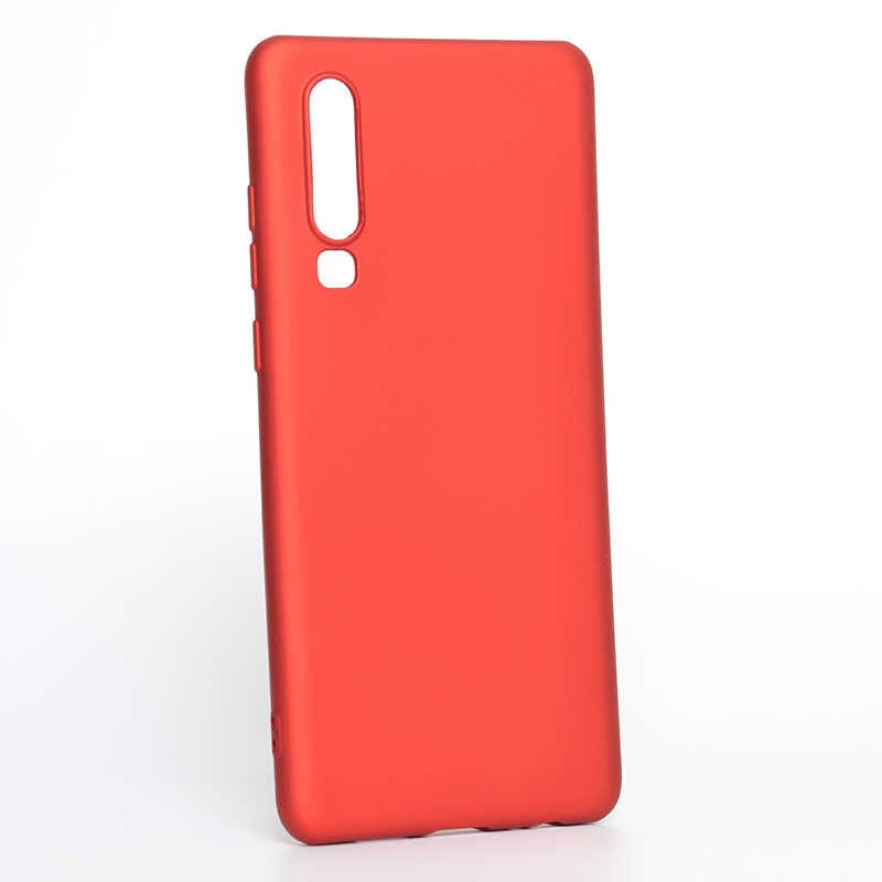 Huawei P30 Kılıf HEPTEKİLETİŞİM Premier Silikon Kapak