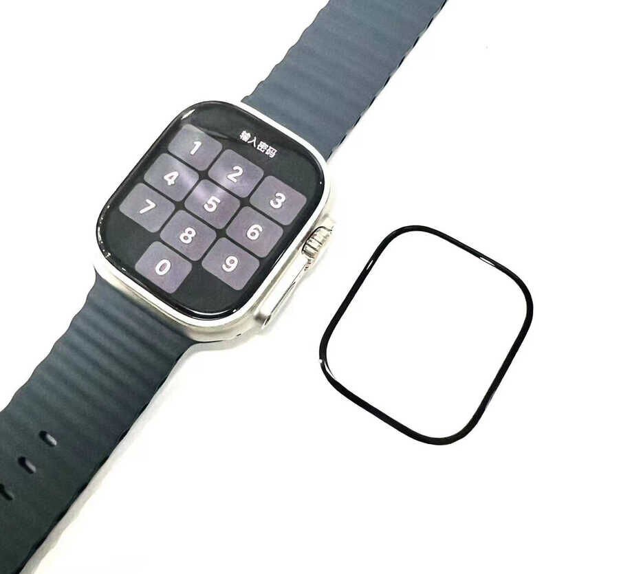 Apple Watch Ultra 49mm HEPTEKİLETİŞİM PMMA Pet Saat Ekran Koruyucu