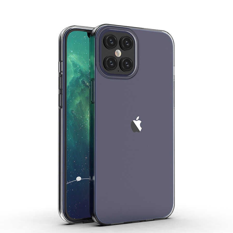 Apple iPhone 12 Pro Max Kılıf HEPTEKİLETİŞİM Süper Silikon Kapak