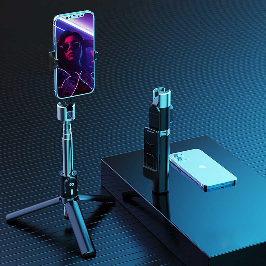 HEPTEKİLETİŞİM P60 Plus Çok Fonksiyonlu Selfie Çubuğu