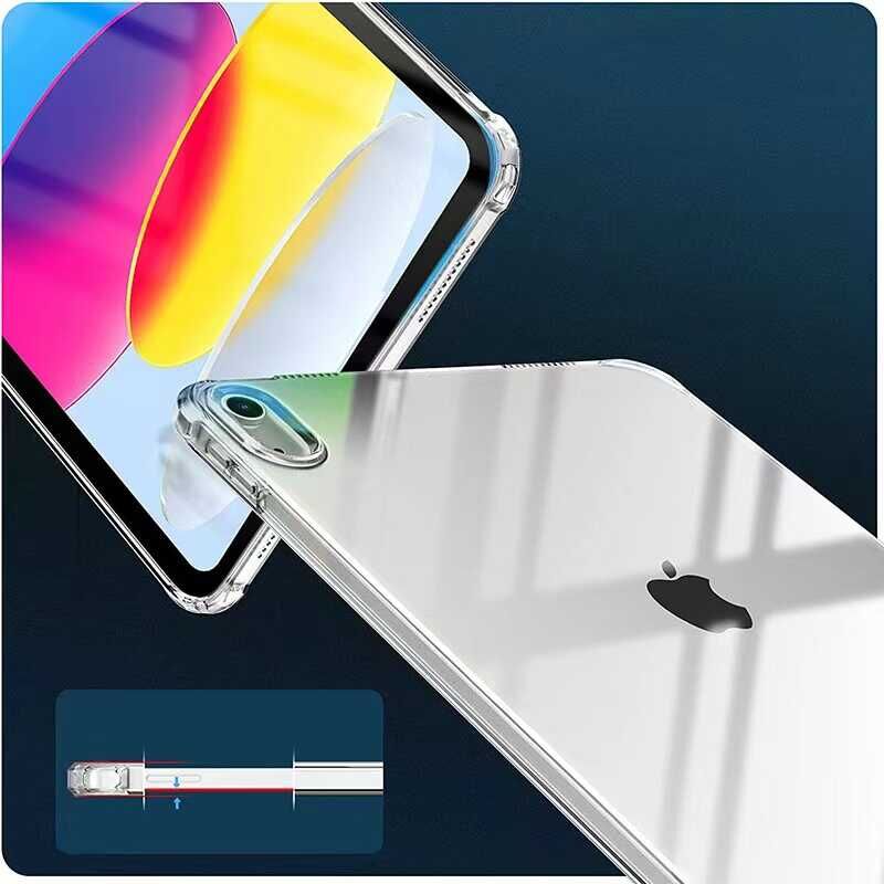 Apple iPad 10.9 2022 (10.Nesil) Kılıf HEPTEKİLETİŞİM Tablet Nitro Anti Shock Silikon Kapak