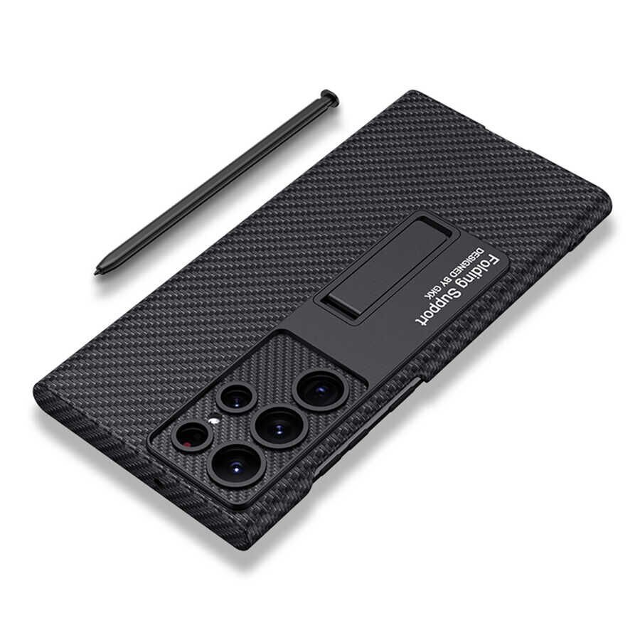 Samsung Galaxy S22 Ultra Kılıf HEPTEKİLETİŞİM Kıpta Standlı Kapak