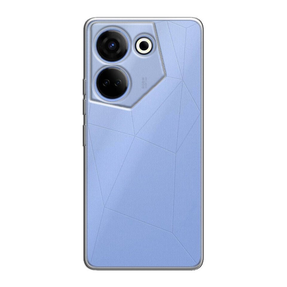 Tecno Camon 20 Pro 5G Şeffaf Kılıf Yumuşak İnce Tasarımlı Kapak (SÜPER) Renksiz