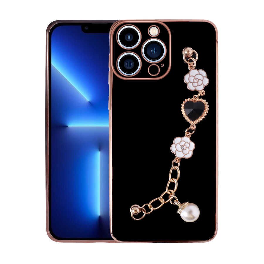 Apple iPhone 13 Pro Kılıf El Tutamaçlı Kamera Korumalı HEPTEKİLETİŞİM Taka Silikon Kapak