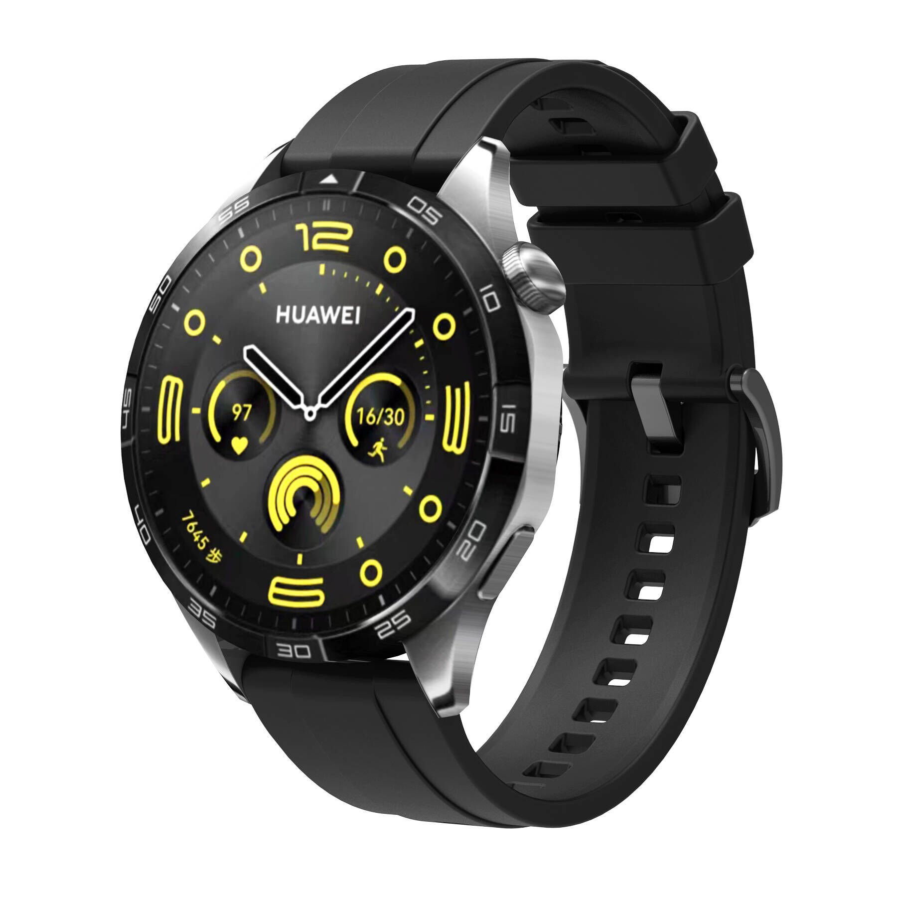 Huawei Watch Gt3 Se/Ultimate/Buds 46mm - 22mm Yumuşak Sport Jel Silikon Kordon (krd-95) Siyah