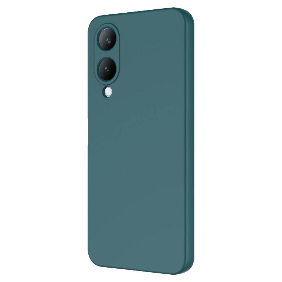 Vivo Y17S Kılıf Kadife İç Yüzey Yumuşak Dokulu Kamera Korumalı Kapak (MARA) Kırmızı