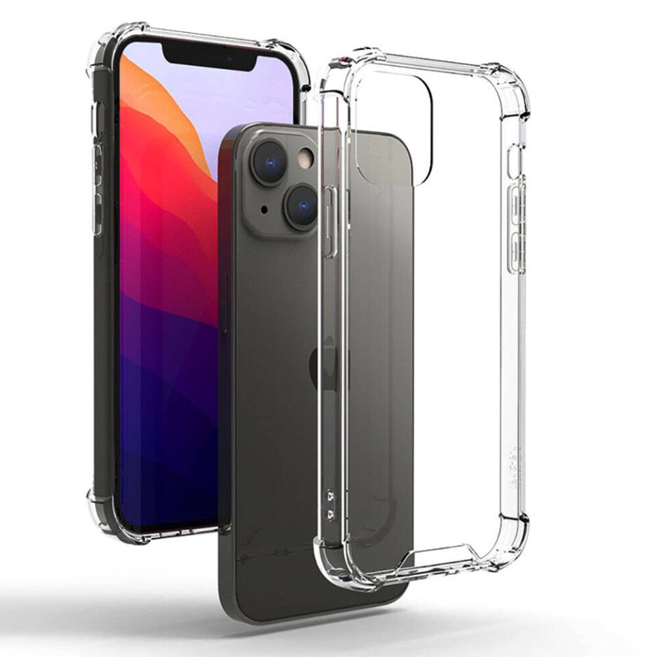 Apple iPhone 15 Plus Şeffaf Kılıf Köşelerde Darbelere Karşı Ultra Kalınlık (ANTİSHOCK) Renksiz