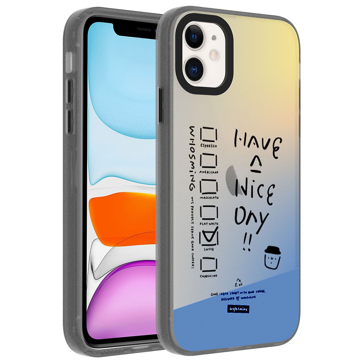 Apple iPhone 11 Kılıf Desenli HEPTEKİLETİŞİM Dragon Sert Kapak