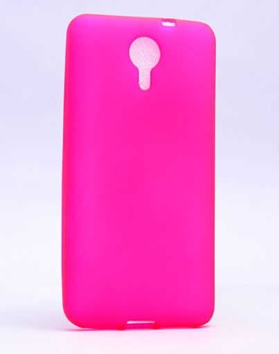 General Mobile 4G Android One Kılıf Yumuşak Dokulu Soft Esnek Mat Renkli Silikon Kapak (PREMİER) Rose Gold