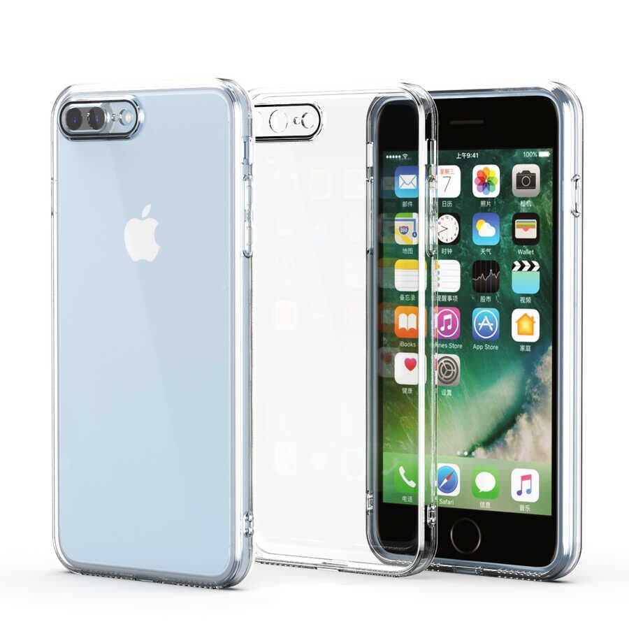 Apple iPhone 8 Plus Kılıf HEPTEKİLETİŞİM Fizy Kapak