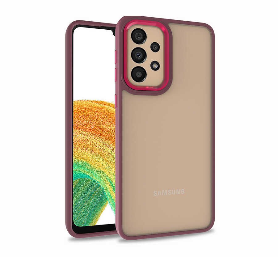 Samsung Galaxy A32 4G Kılıf Kamera Çıkıntılı Arkası Şeffaf Hassas Tuşlu Kenarlı Kapak (Flora) Siyah