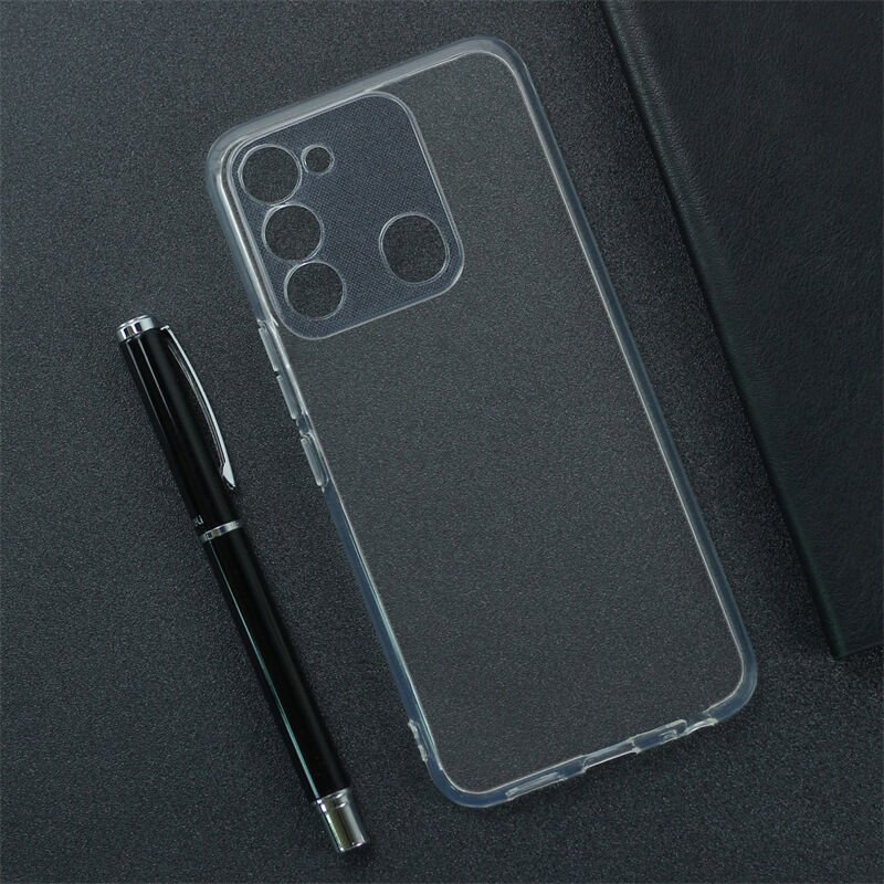 Tecno Spark 8C Kılıf HEPTEKİLETİŞİM Süper Silikon Kapak
